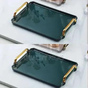 Glass Mirror Tray