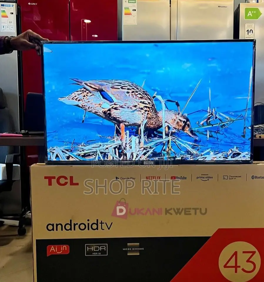 TCL 43inch Smart HDR TVS 2 Yrs Warranty
