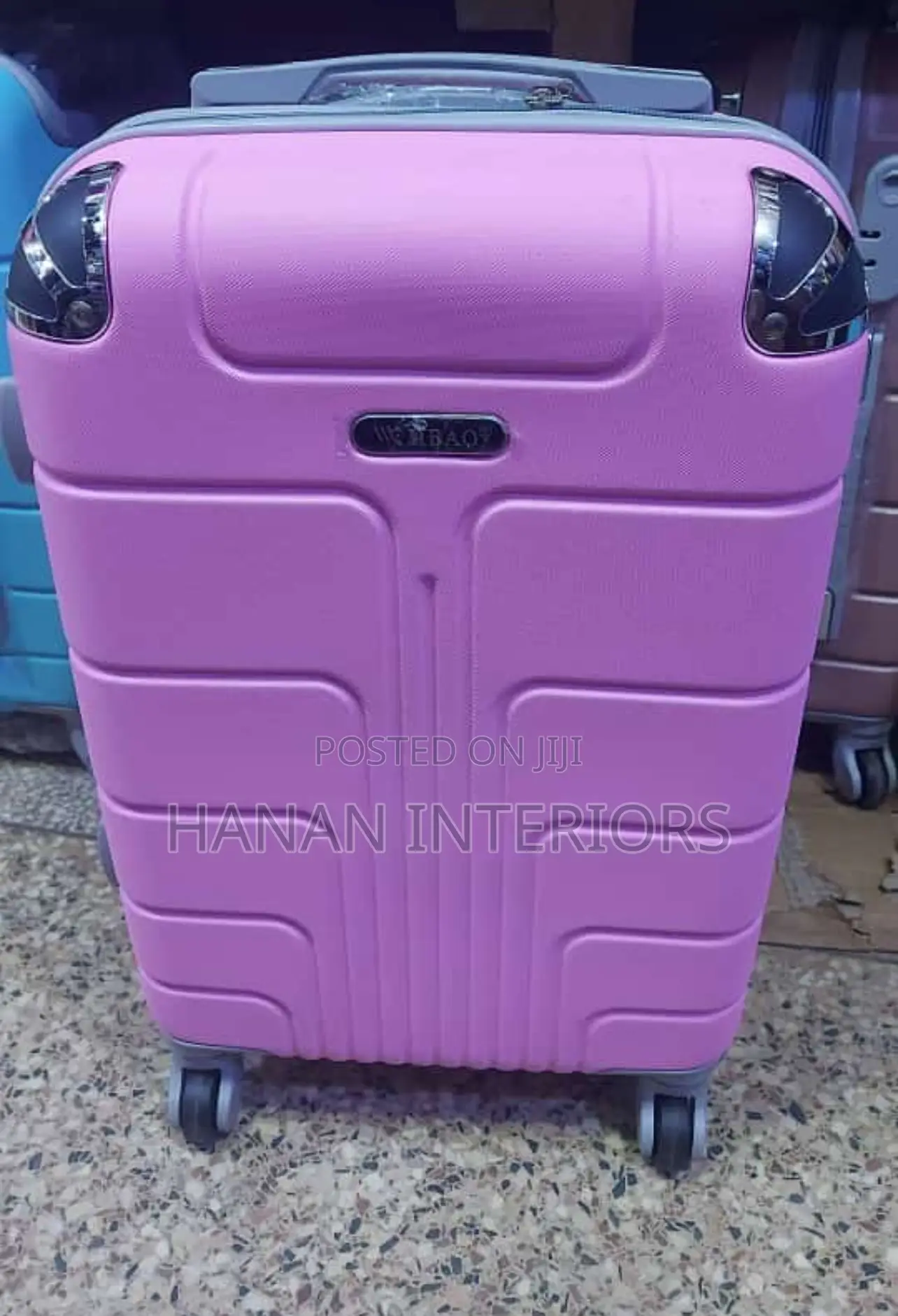 Medium Size Travel Plastic Suitcase