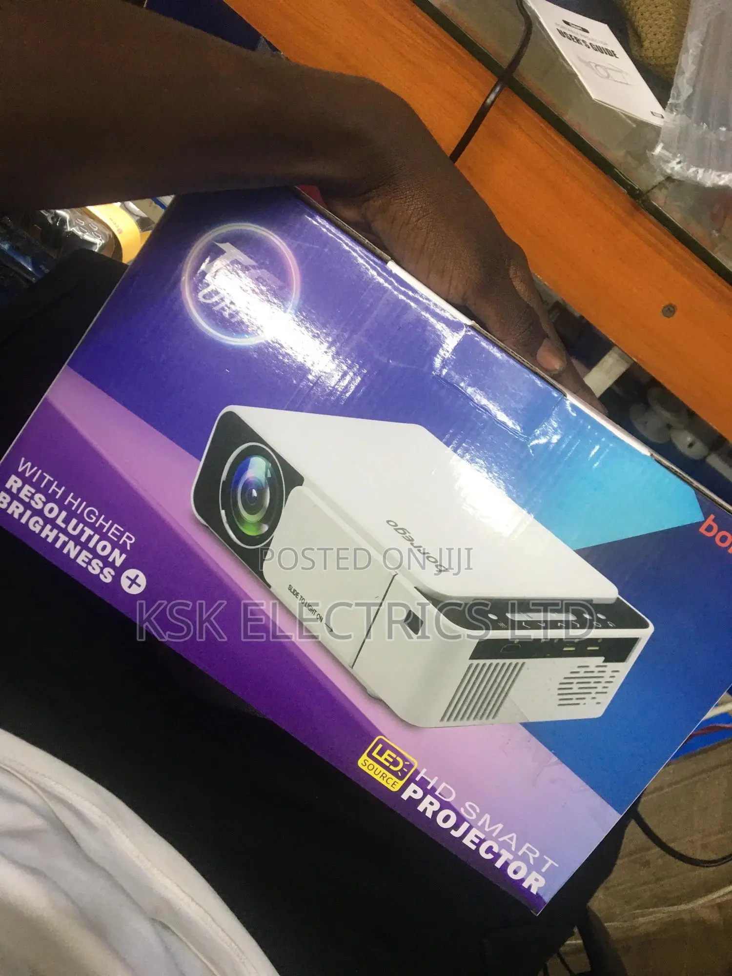 Borrego T5 HD LED Smart Projector Multimedia Home Theater -