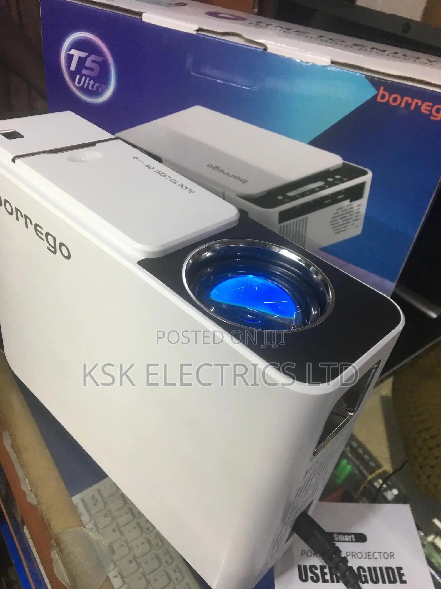 Borrego T5 HD LED Smart Projector Multimedia Home Theater -