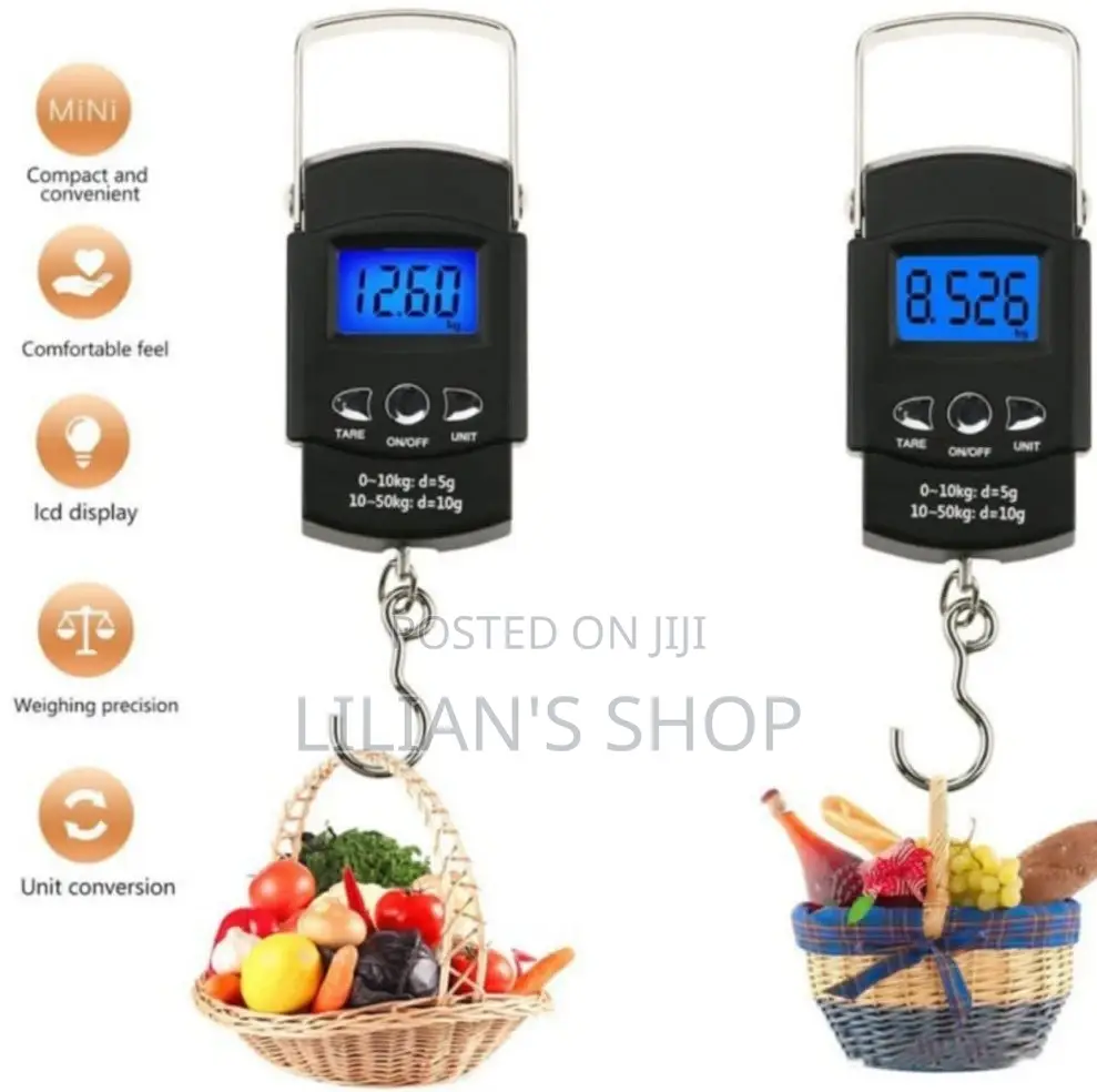 LCD Display Electronic Travel Scale - 50kgs