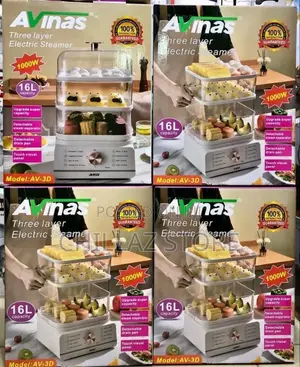 Avinas 3 Layer Electric Steamer