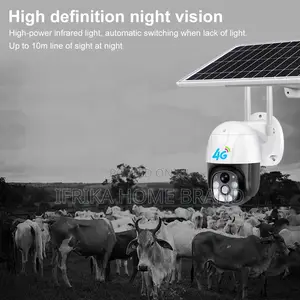 CCTV Solar 4G Camera With Sim Card Outdoor Night Vision