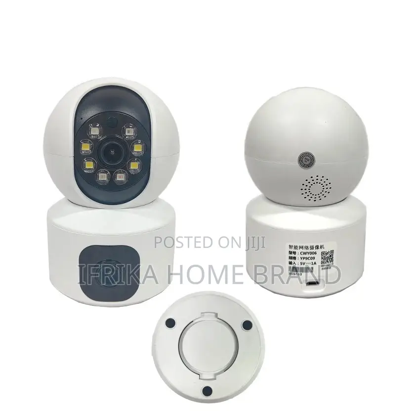 Dual Lens Wifi CCTV IP Camera Zoom Wireless Outdoor