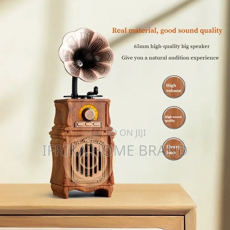 Retro Wireless Bluetooth 5.3 Speaker Room Vintage Home Decor