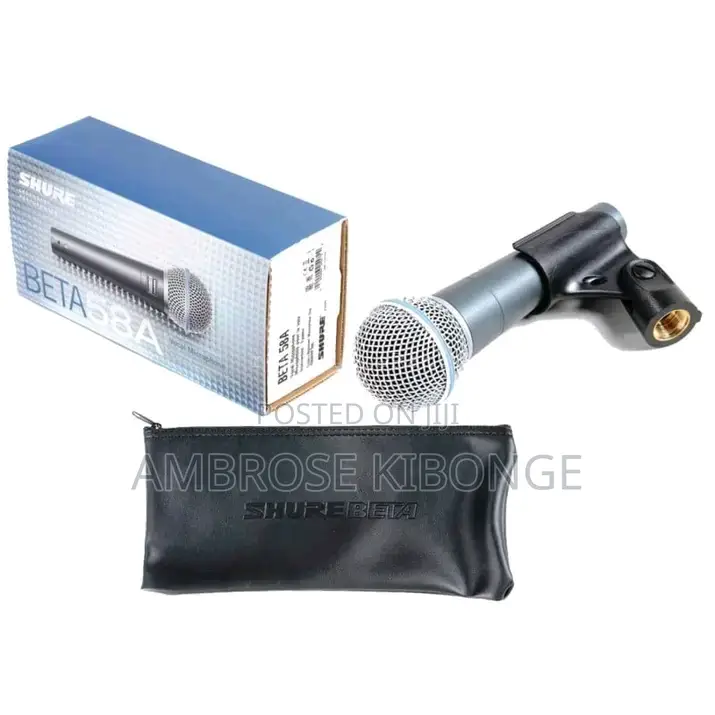 High Vocal Quality Shure BETA-58A Dynamic Wired Microphone.