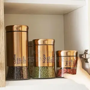 3pc Storage Containers Set With Lids