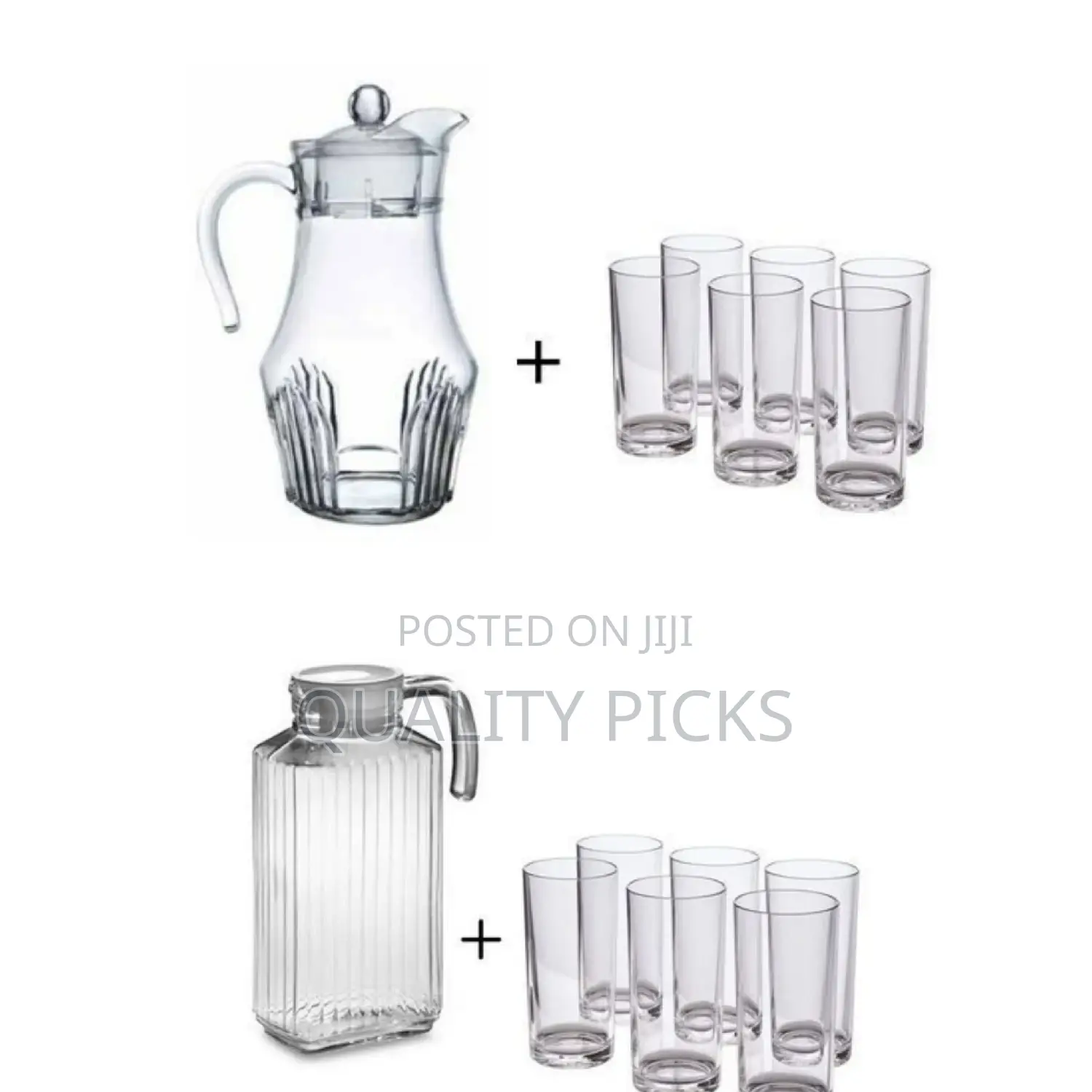 Water Jug With Set of Glass