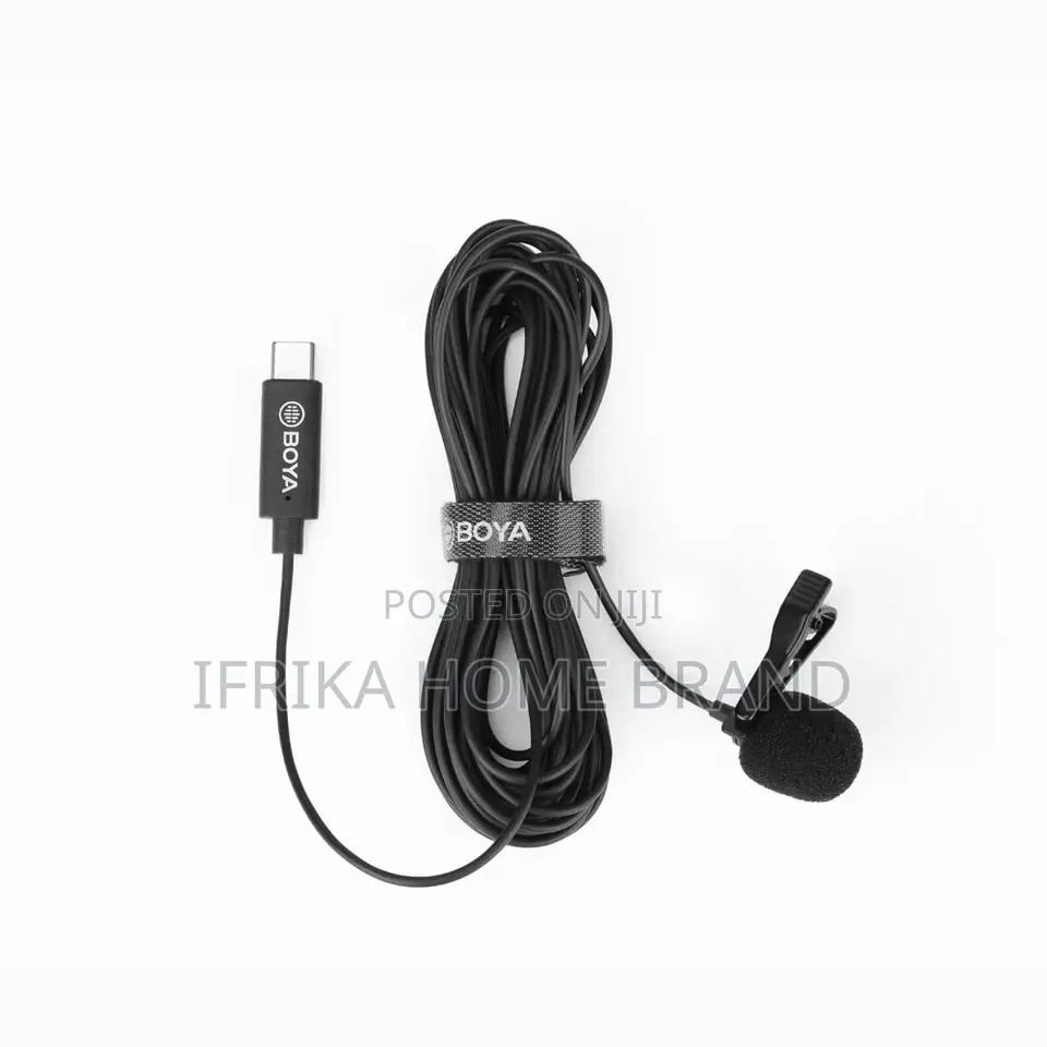 BOYA Phone Digital Lavalier Microphone for iPad Pro Mac PC