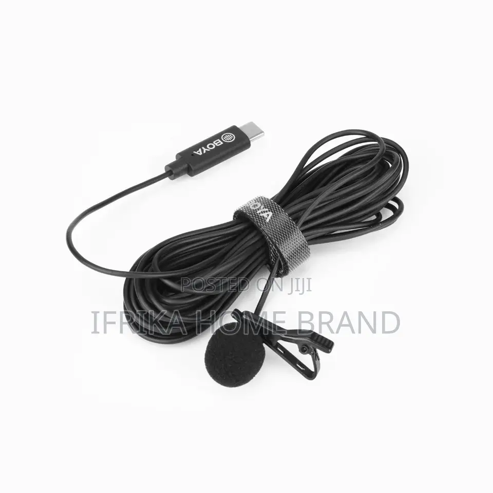 BOYA Phone Digital Lavalier Microphone for iPad Pro Mac PC