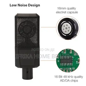 Recording Vlogusb Condenser Streaming Microphone for Podcast