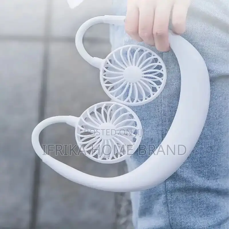 Fan Hanging Neck Small Fan Rechargeable USB Hanging Neck Fan