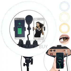 18 Inch Dimmable LED Ring Light Kit With Tripod