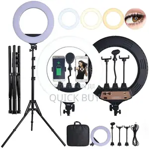 18 Inch Dimmable LED Ring Light Kit With Tripod