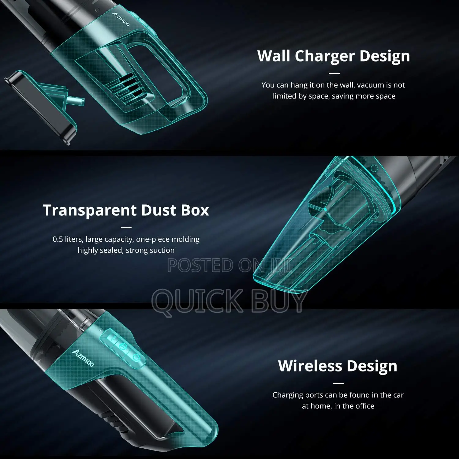 Rechargeable Small and Handy Vacuum Cleaner