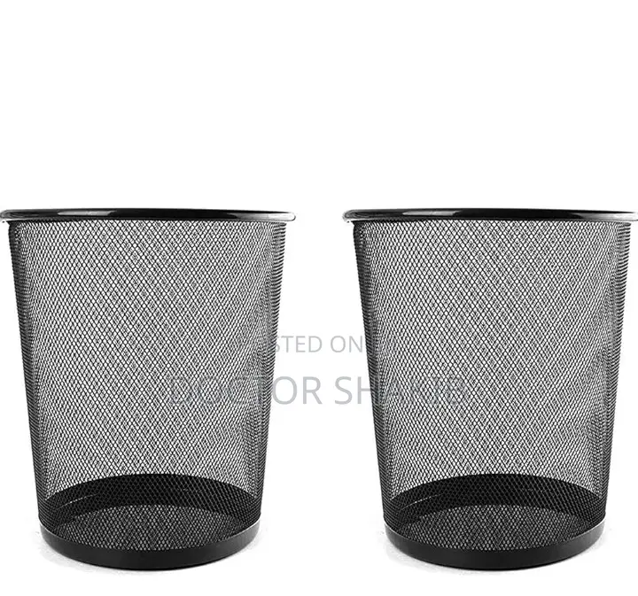 Heavy Duty Metal Mesh Dust Bin for Office Use