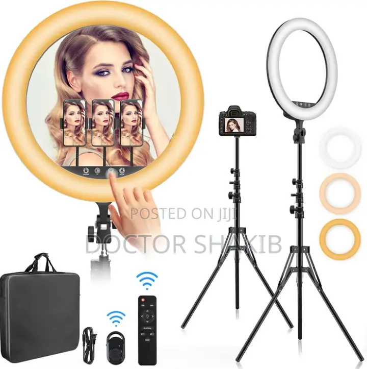 18 Inch Led Selfie Ring Light Kit With Tripod Phone Holder