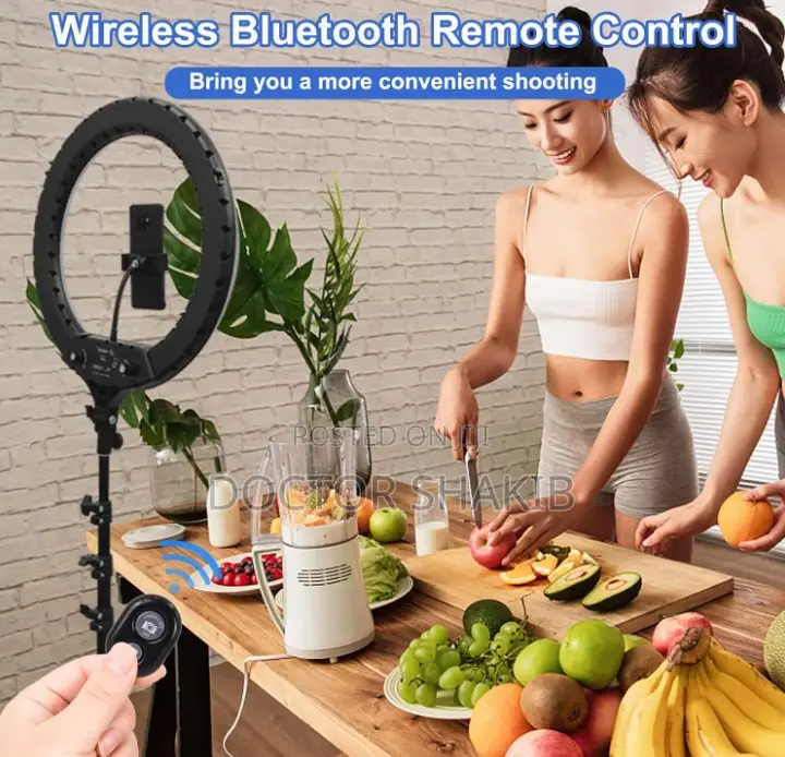 18 Inch Led Selfie Ring Light Kit With Tripod Phone Holder