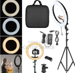 18 Inch Led Selfie Ring Light Kit With Tripod Phone Holder
