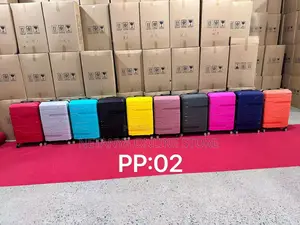 3pc Rubber Unbreakable Suit Case