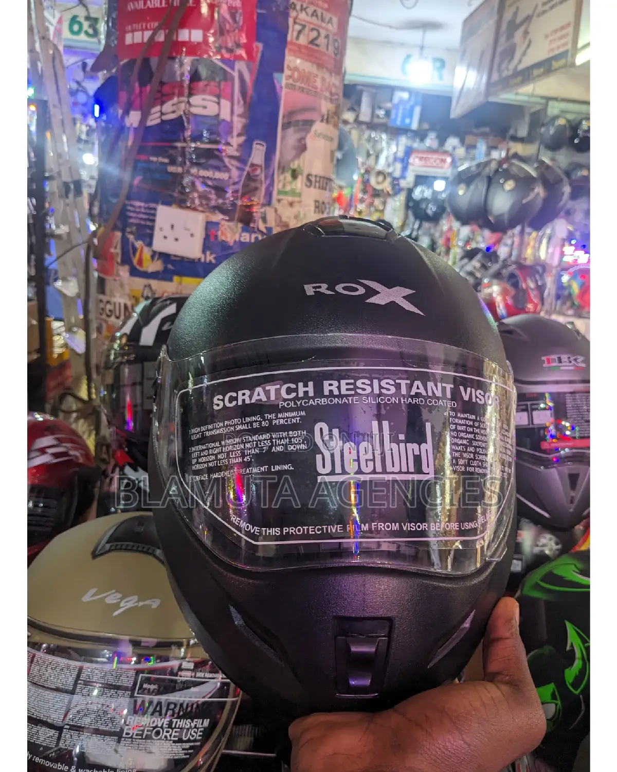 Steel Bird Helmet With Reflector