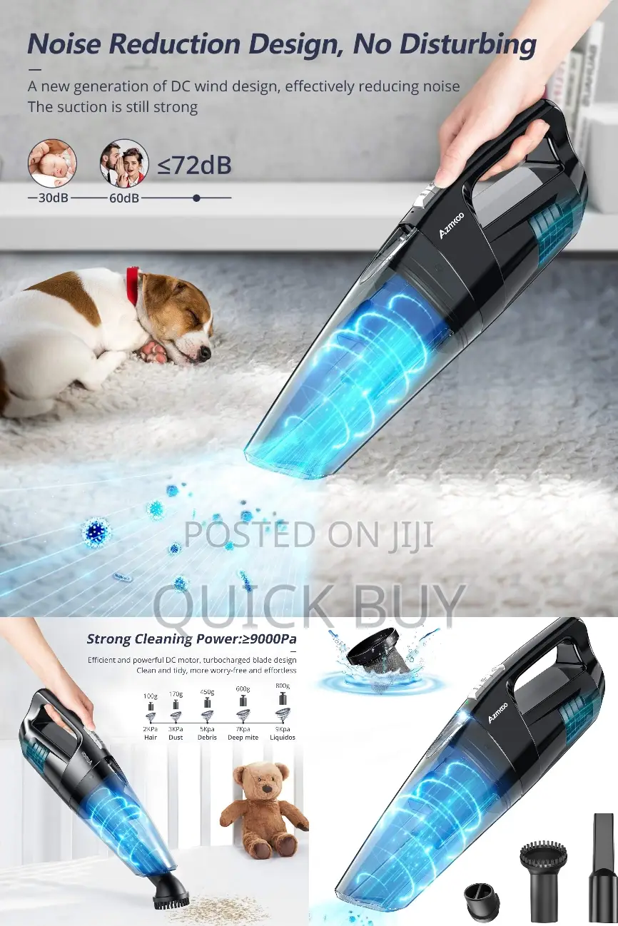 Led Rechargeable Small and Handy Home and Car Vaccum Cleaner