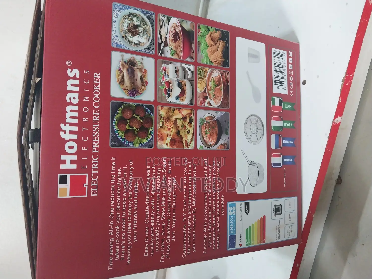 Hoff Man Presure Cooker 6 Litres