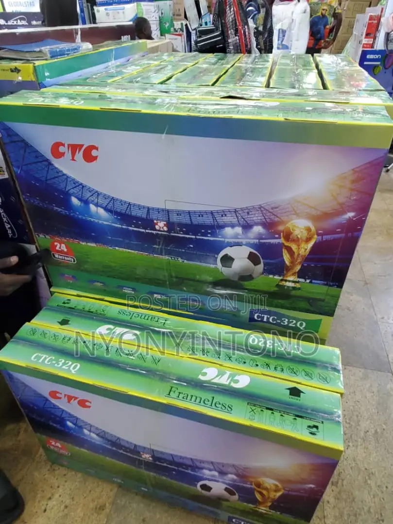 CTC 32" Digital Frameless Tv With Free to Air 2yrs Warranty