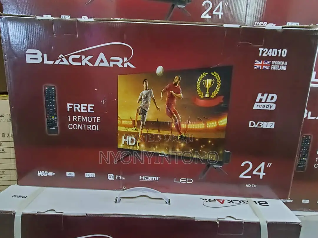 24"Frameless Blackark Digital Tv Wz Inbuilt Free to Air Deco