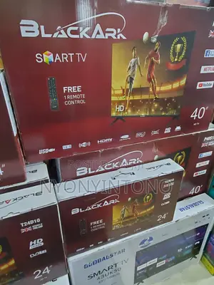 40" Black Ark Smart Android Frameless Tv With Free to Air.