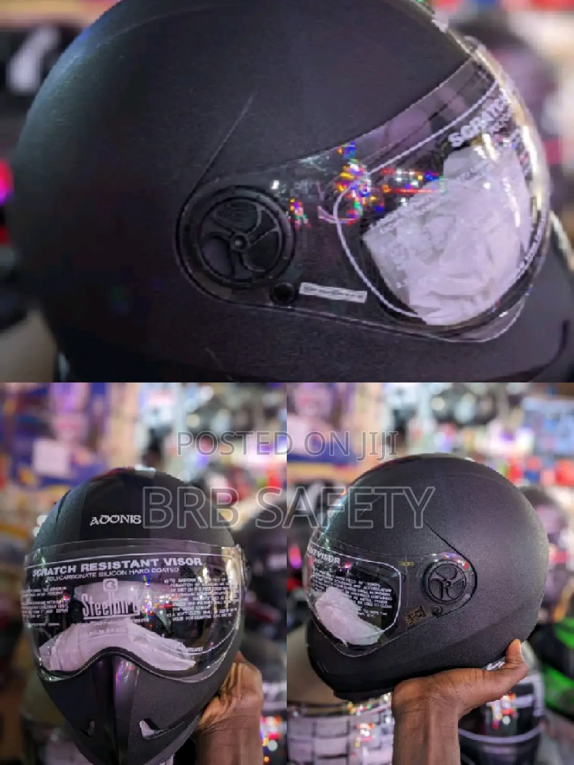Steel Bird Bikers Helmet