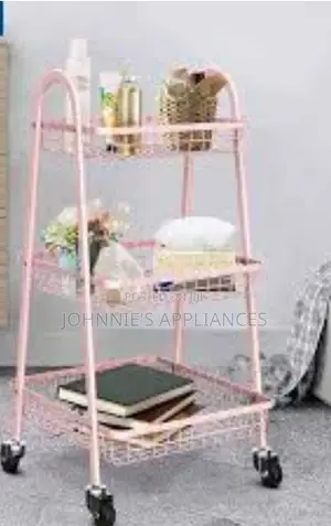 3tiers Movable Storage Trolley