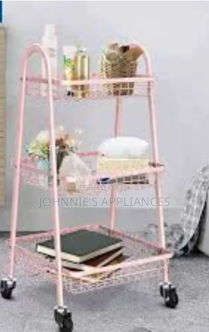3tiers Movable Storage Trolley