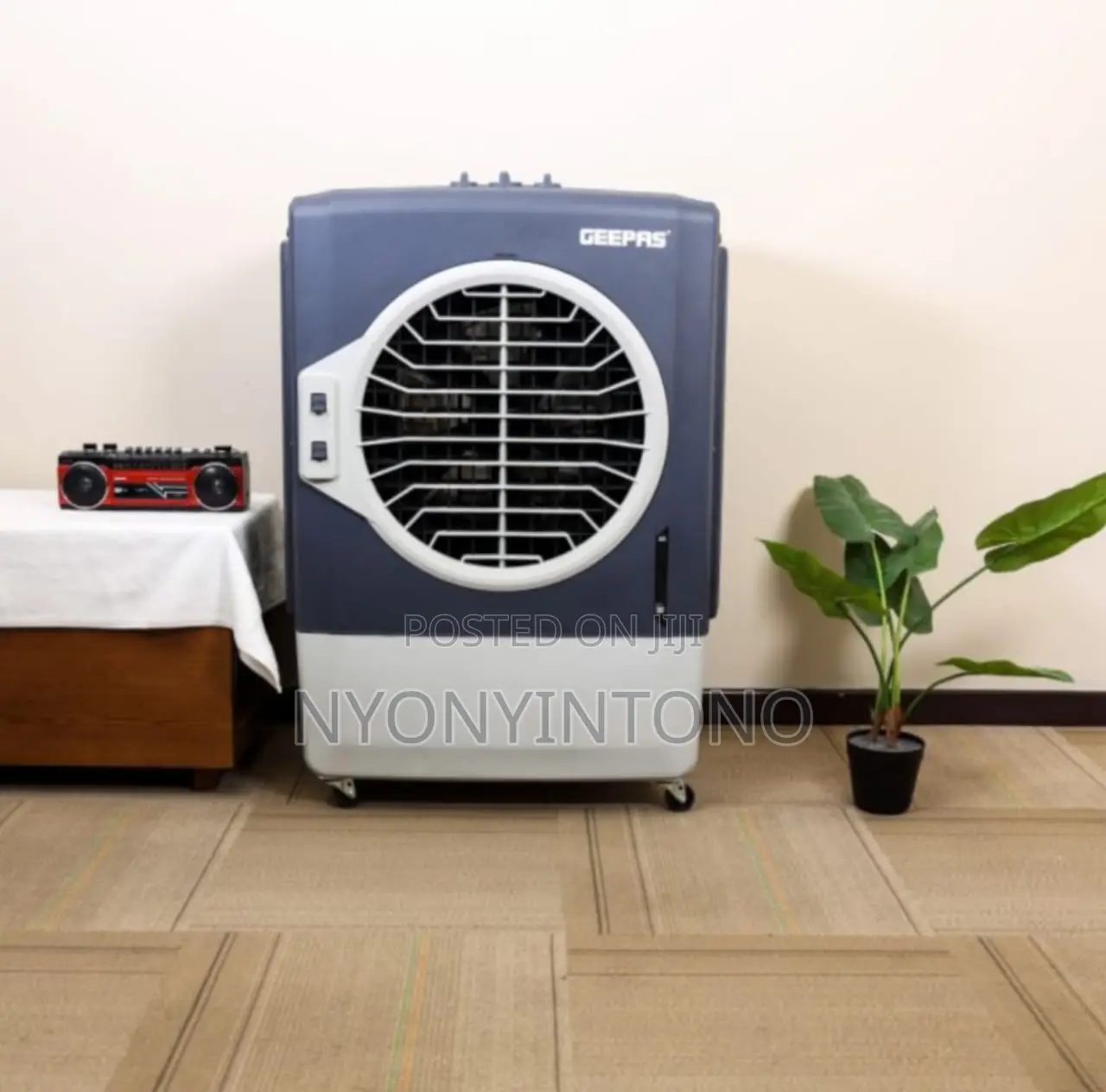 53litres Geepas Air Cooler With 2 Years Warranty.