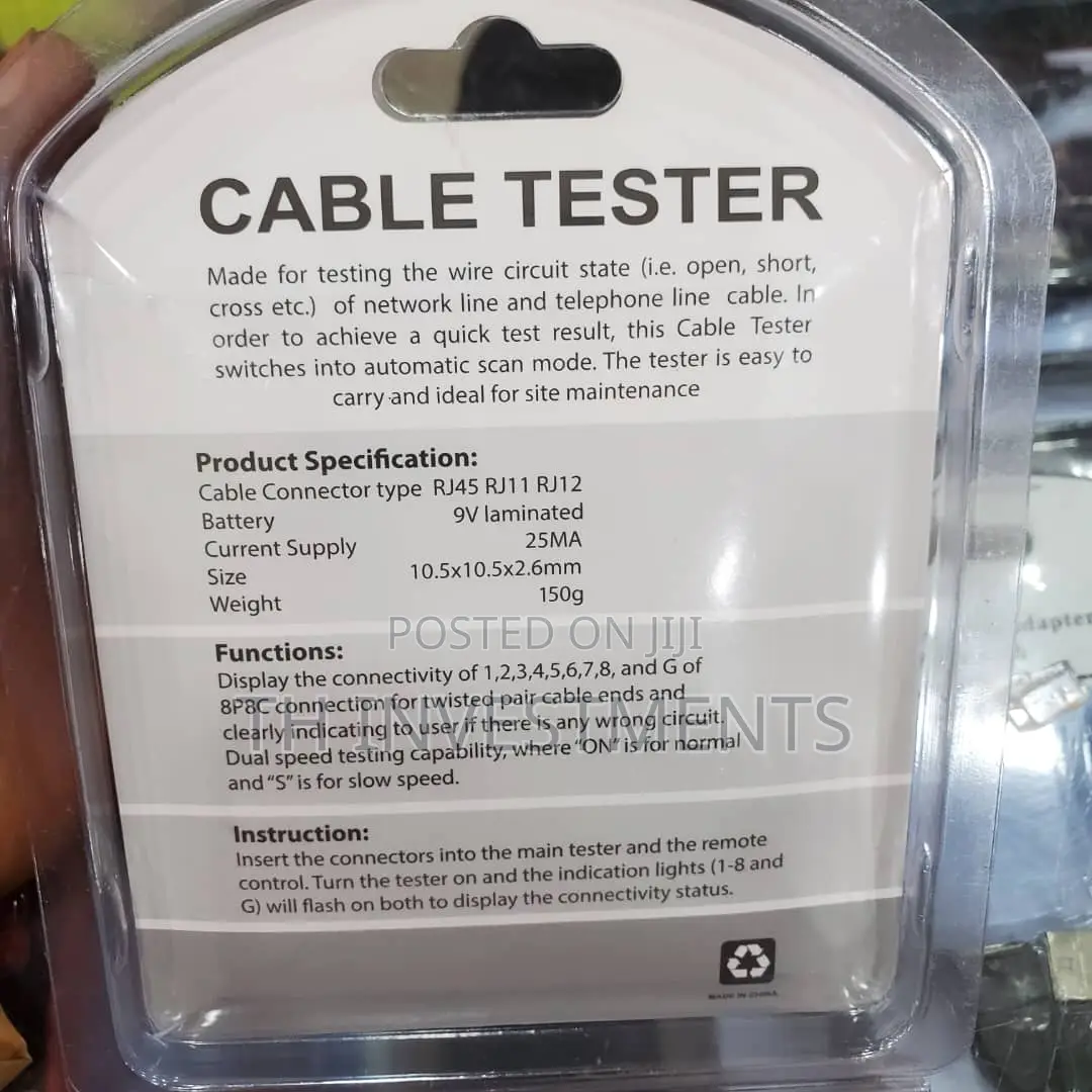 Cable Tester.