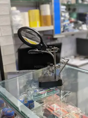 Magnifying Glass With Stand Auxiliary Clamps Magnifier