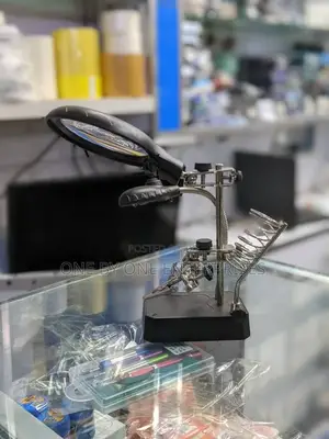 Magnifying Glass With Stand Auxiliary Clamps Magnifier