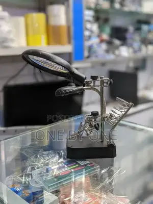 Magnifying Glass With Stand Auxiliary Clamps Magnifier