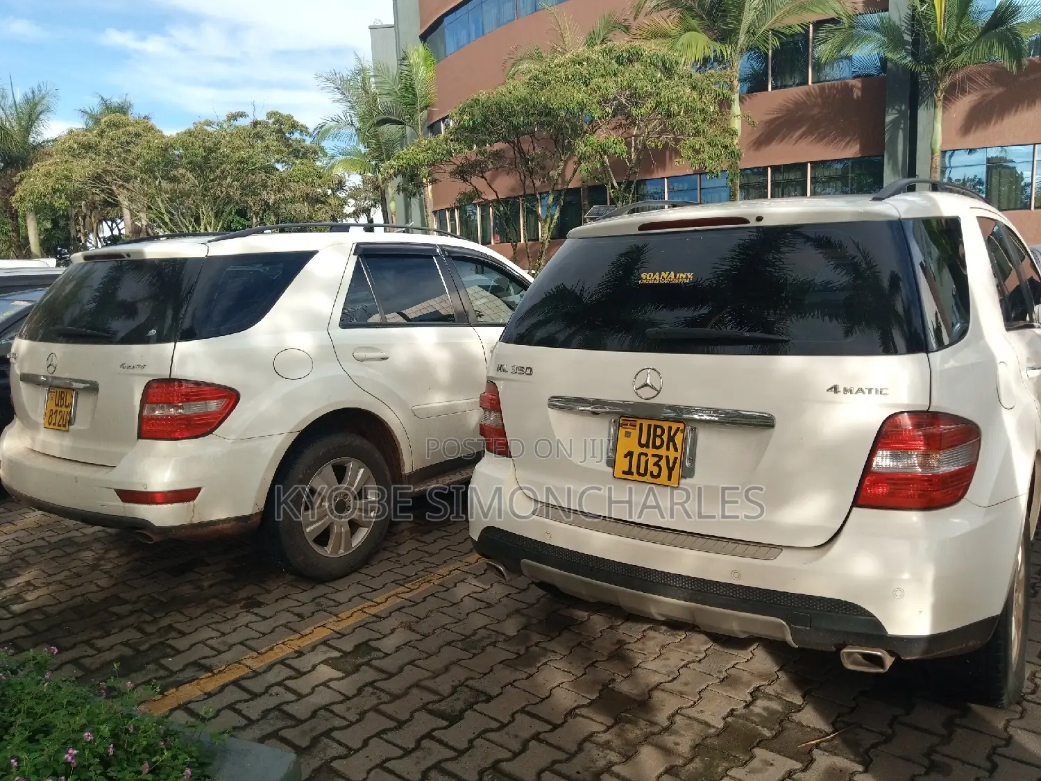 White Benz ML 4matics for Hire