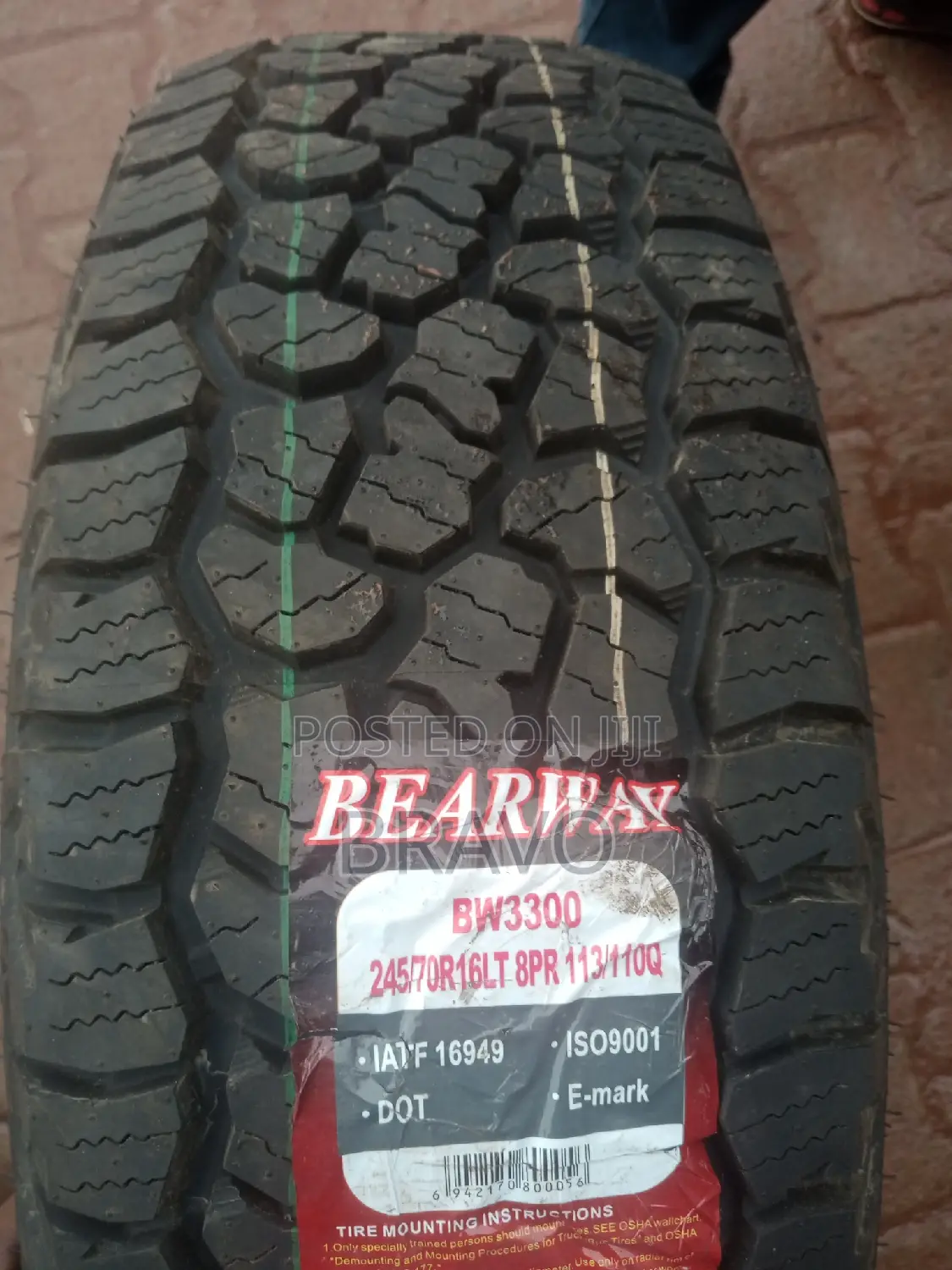 245/70r16 Bearway Tyre.