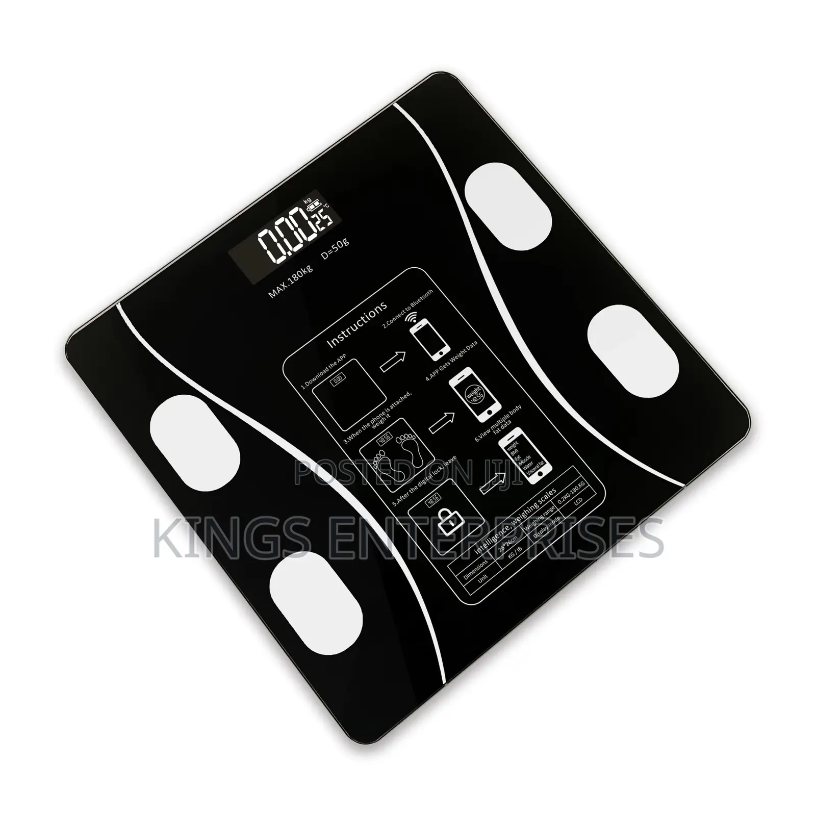 Smart Rechargeable LED Scale