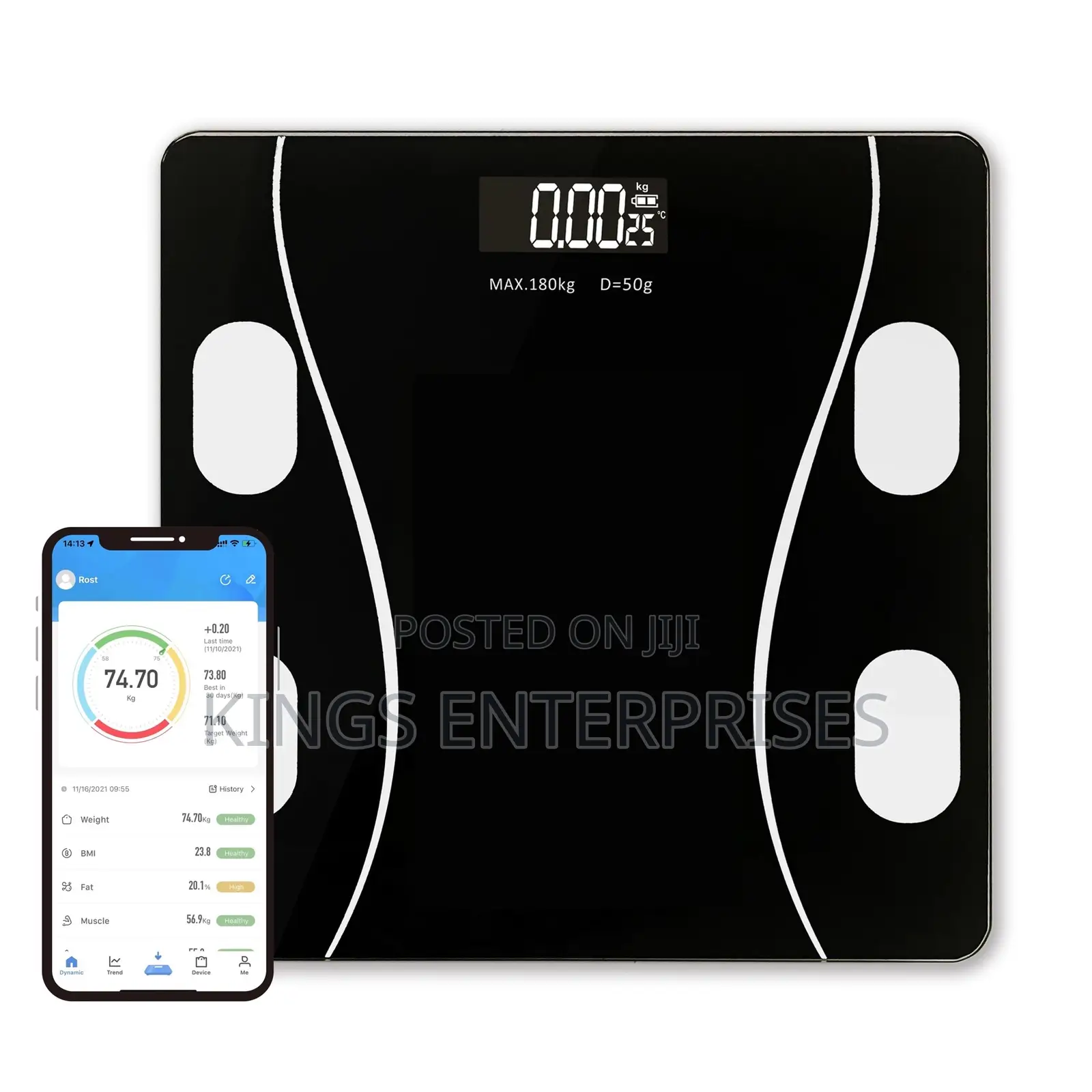 Smart Rechargeable LED Scale