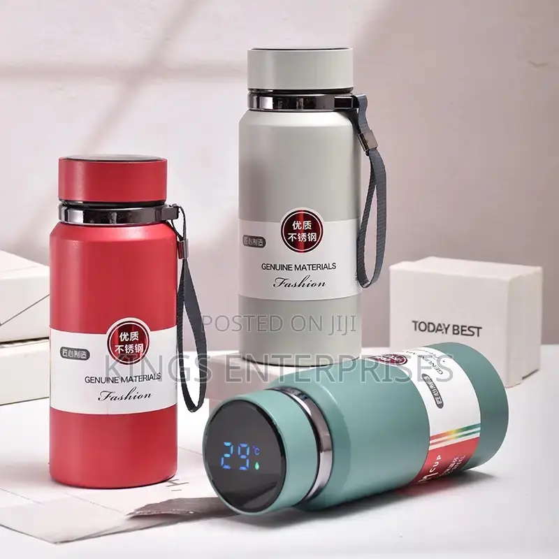 Stainless Vacuum Flask With Temperature Display