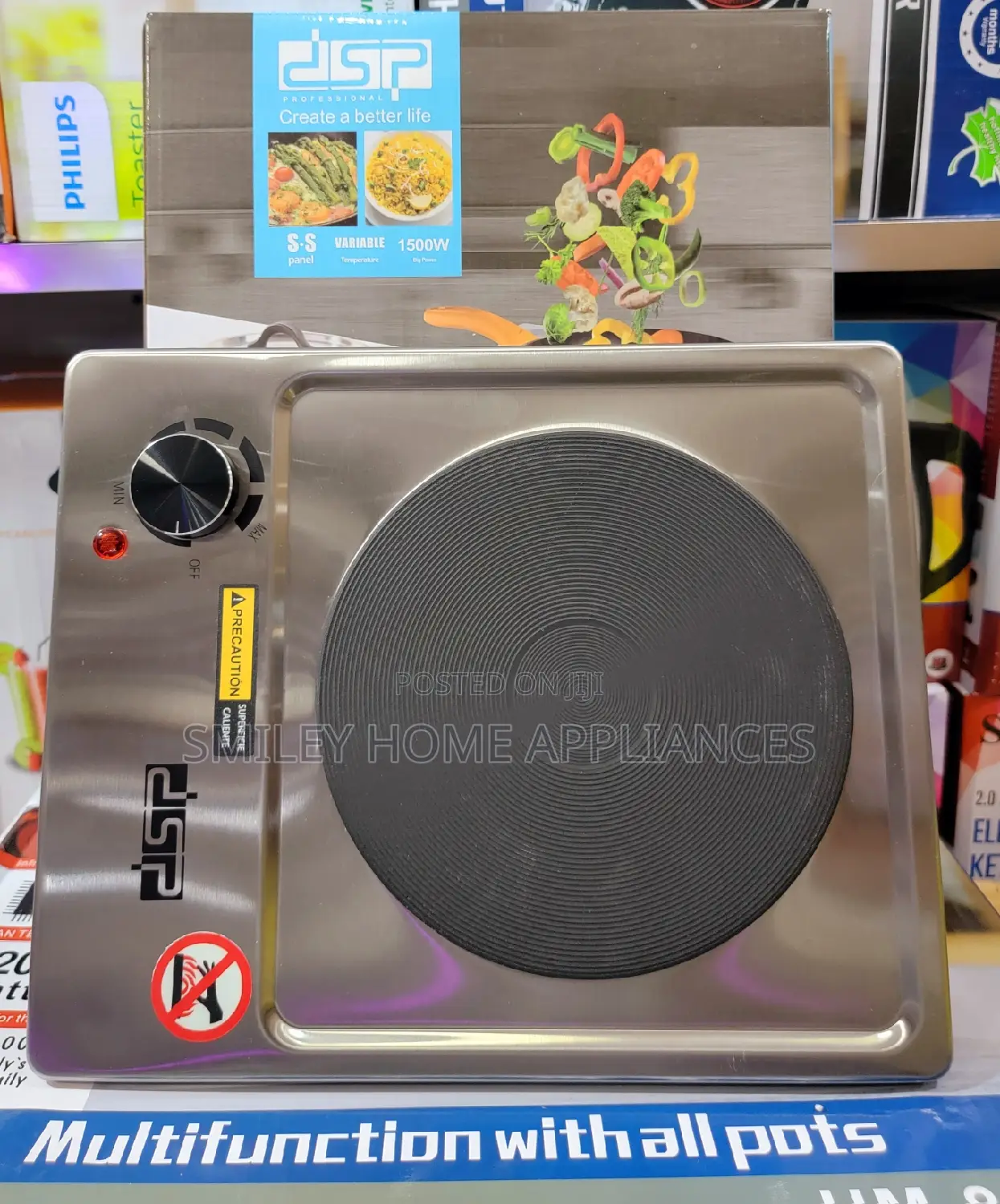 DSP Stainless Steel Single Hot Plate