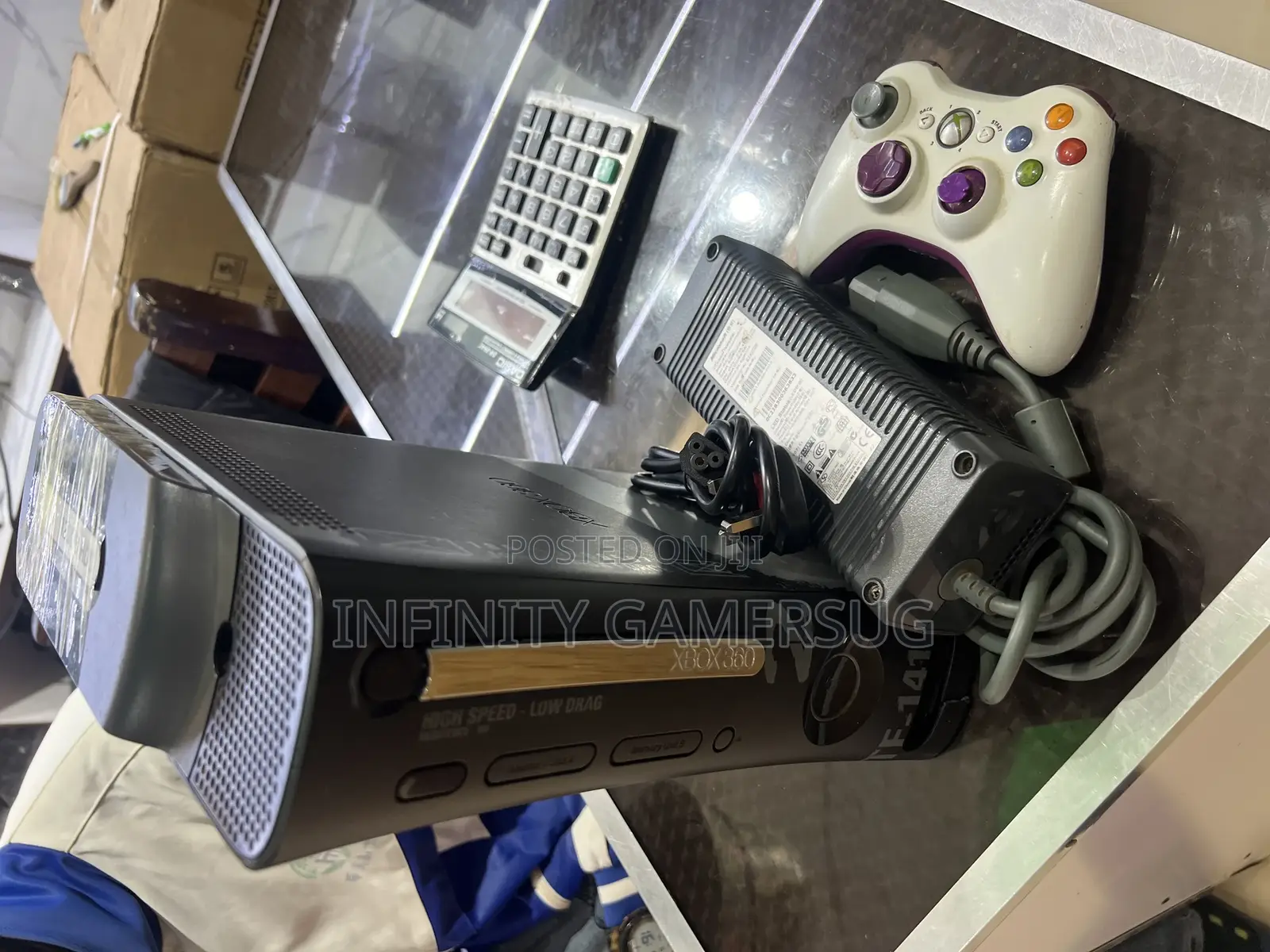 Chipped Xbox 360 Console