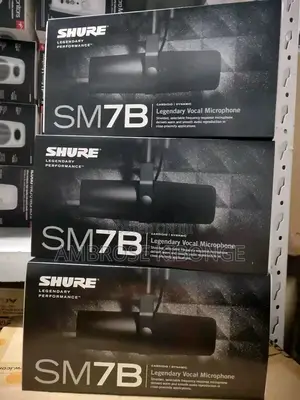 High Vocal Quality SHURE SM7B Condenser Studio Microphone.