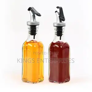 2pc Oil Dispensers With 2pc Spice/Salt Holders
