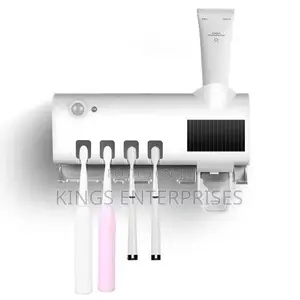 2 in 1 Toothbrush Holder and Toothpaste Dispenser