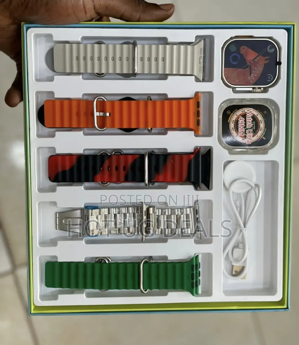 KW29 Max Multifunctional Smart Watch With 10 Straps Free